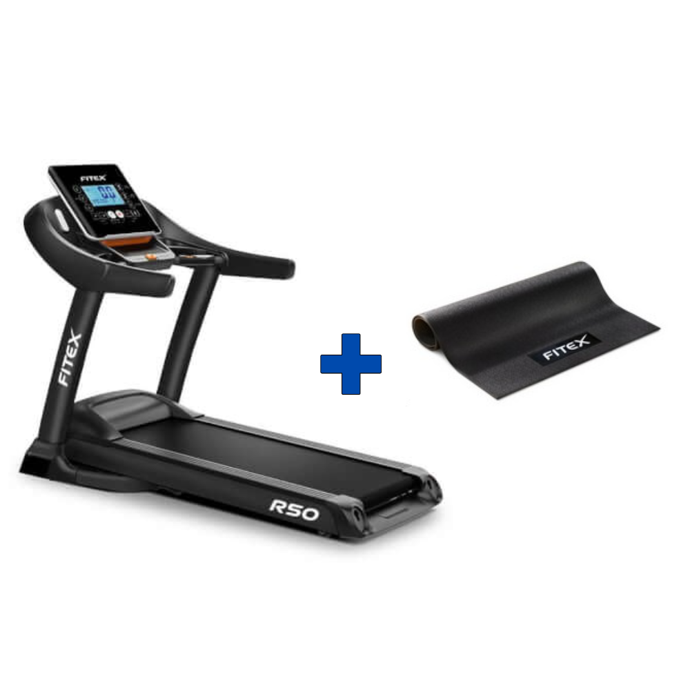ลู่วิ่งไฟฟ้า FITEX R50 4.8 แรงม้า + แผ่นยางรองลู่วิ่ง
